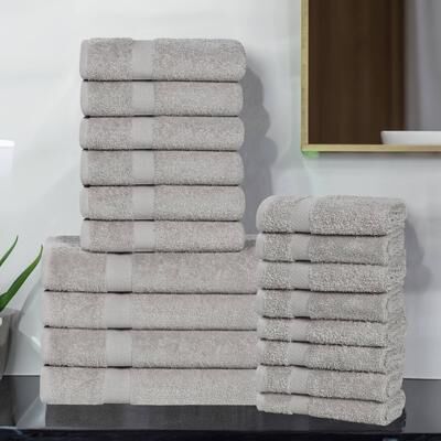 Superior Franklin Cotton Lightweight 18-Piece Assorted Towel Set