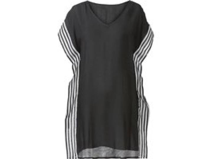 ESMARA® Tunique de plage femme (rayures noires)