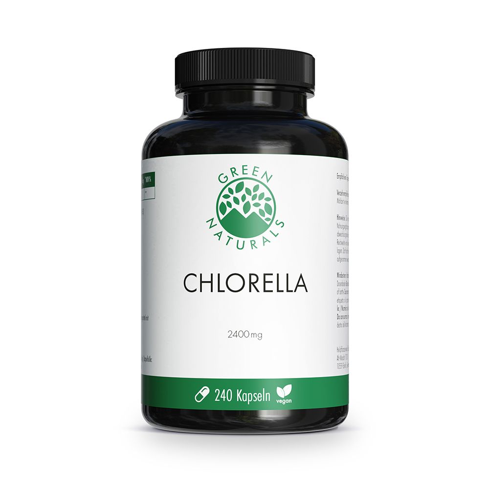 Green Naturals Chlorella Kapseln 2400 mg vegan 240 St