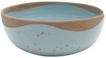 Novica Handmade Blue Bounty Ceramic Serving Bowl
