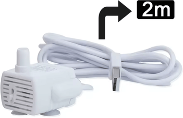 Inspire Curations FreshFlow USB Water Fountain Replacement Pump For Pets white No Light