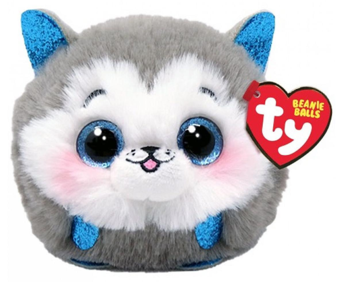 TY Teeny Puffies Slush Husky knuffel 10 cm