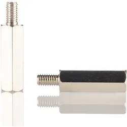 RS PRO, Zubehör Befestigungstechnik, Steel Hex. Threaded Spacer M6x40mm