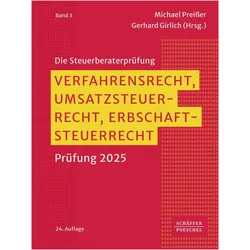 Verfahrensrecht, Umsatzsteuerrecht, Erbschaftsteuerrecht, Schulbücher von Gerhard Girlich, Michael Preißer