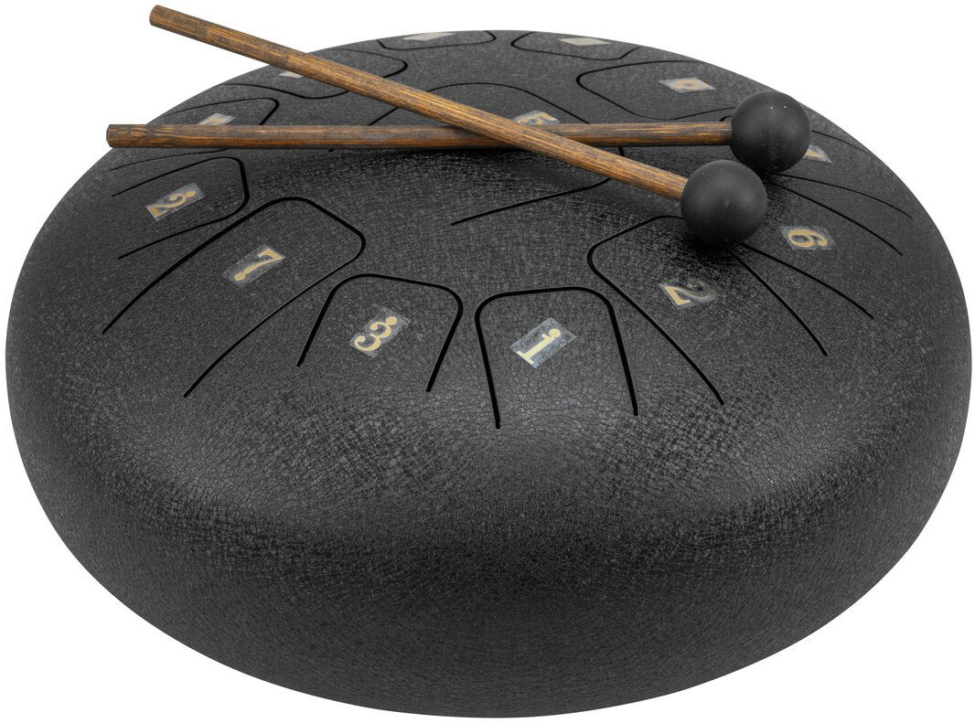 Dimavery Td-12 Steel Tongue Drum, Schwarz