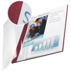 Leitz, Mappe, impressBIND Mappen Soft Cover A4 10 Stk. - 10,5 mm, bordeaux (A4, 10x)