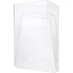 Dreieckaufsteller, Acryl A5, Acryl (PMMA), transparent