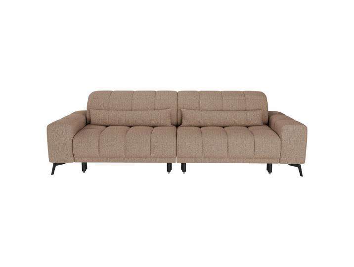 Xora Bigsofa, Beigebraun, Metall, 4-Sitzer, Füllung: Schaumstoffflocken, 300x112x121-181 cm, Stoffauswahl, Schlafen auf Sitzhöhe, USB-Anschluss, elektrischer Sitzvorzug, USB-C-Anschluss, Wohnzimmer, Sofas & Couches, Sofas, Bigsofas