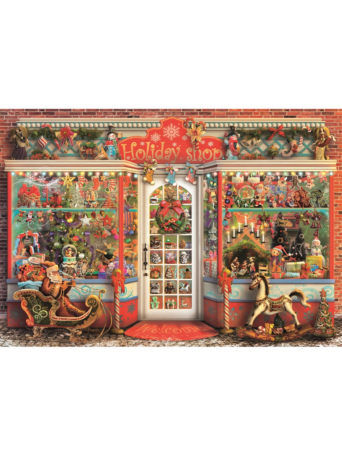 Clementoni Christmas Shop Puzzle - 1000 pcs. 2D Puzzles