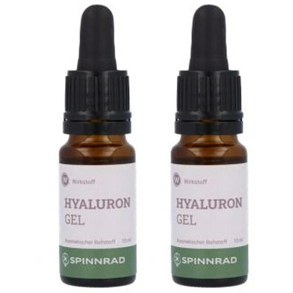Hyaluron GEL kosmetischer Rohstoff 2x 2x10 ml Flüssigkeit