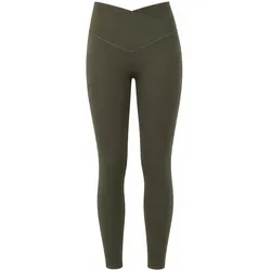 Mandala, Damen, Tights, New Wrap (L), Grün, Weiss