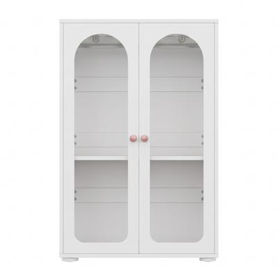MODFU Kleiderschrank aus MDF und Acryl, Weiß, 80 x 50 x 120 cm