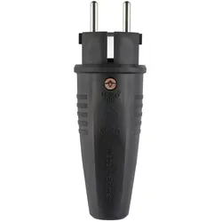 ABL Rubber Schuko Connector Male 240 V - CEE 7/VII