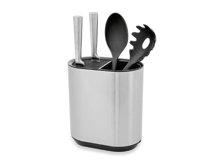 Bloc couteaux porte-ustensiles en inox Mathon