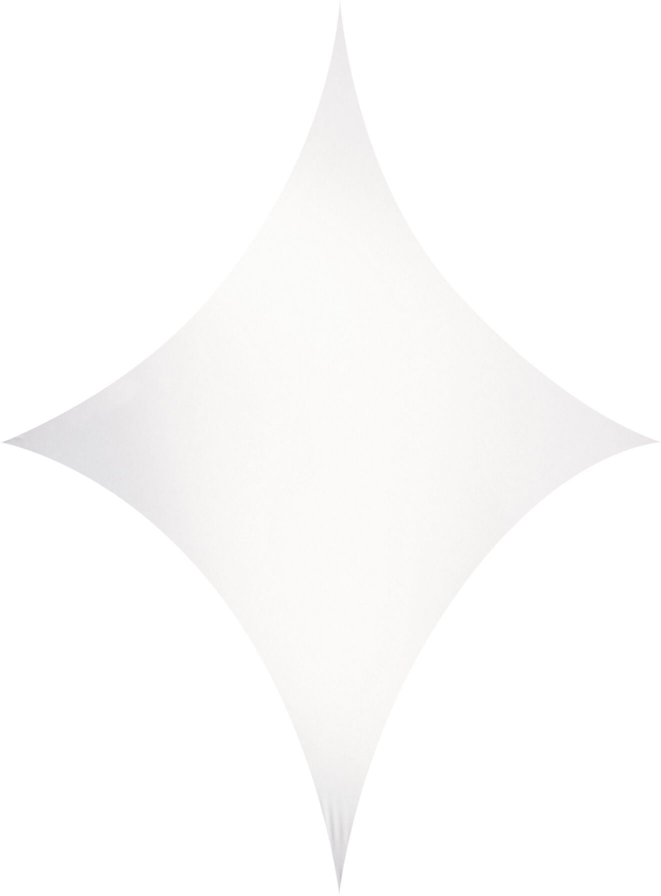 Wentex Stretch Shape Diamond Groß Weiß 2,5 M (B) – 3,75 M (H)