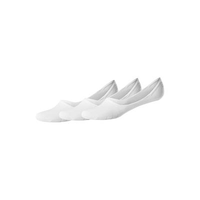 Socken SCHIESSER "In Shoe", Damen, Gr. 39-40, 100, weiß, Obermaterial: 60% Baumwolle, 30% Polyamid, 9% sonstige Fasern, 1% Elasthan, Socken Socken