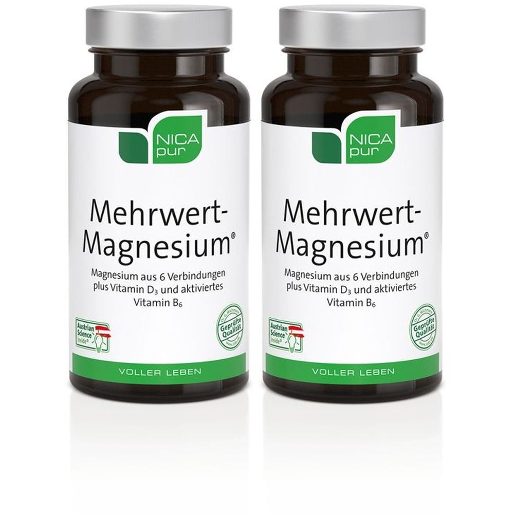 Nicapur Mehrwert-Magnesium Kapseln 2x 2x60 St