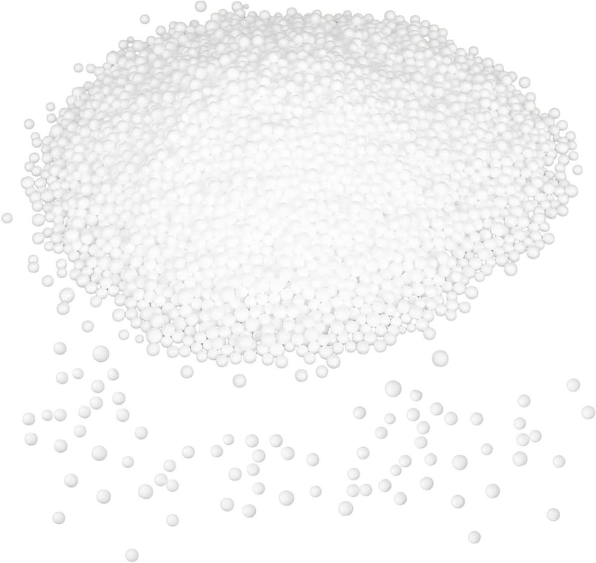 Wit Schuimdeeltjes Vulling voor Zitzakken en Kussens - 200 gram