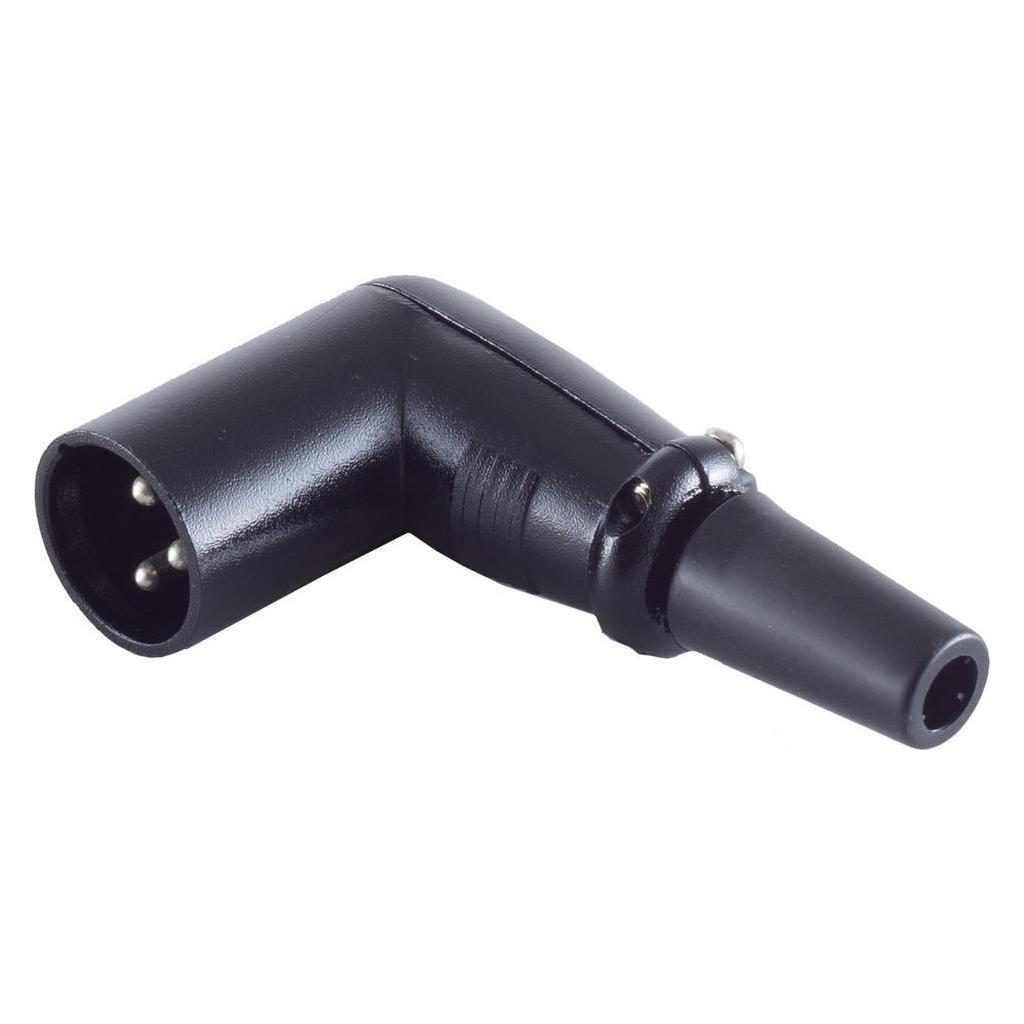 Shiverpeaks S/CONN maximum connectivity XLR-Winkel-Stecker, schwarz (55006)