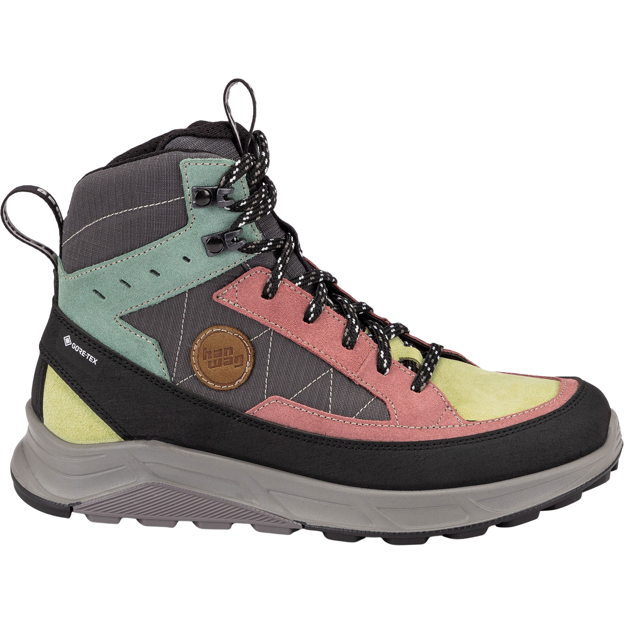Hanwag Rotpunkt Light Mid GTX Damen Wanderschuhe mehrfarbig Größe 41.5 Trekking Wasserdicht