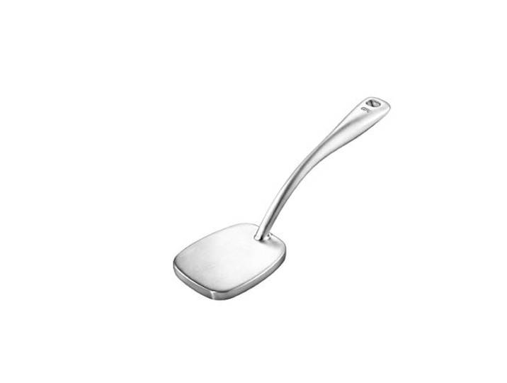 GEFU Fleischplattierer Tenera - Fleischklopfer aus Edelstahl für Schnitzel Schwerer Klopfer zum Plattieren von Rouladen und Fisch, ergonomischer Griff, spülmaschinengeeignet, mit Aufhängeöse