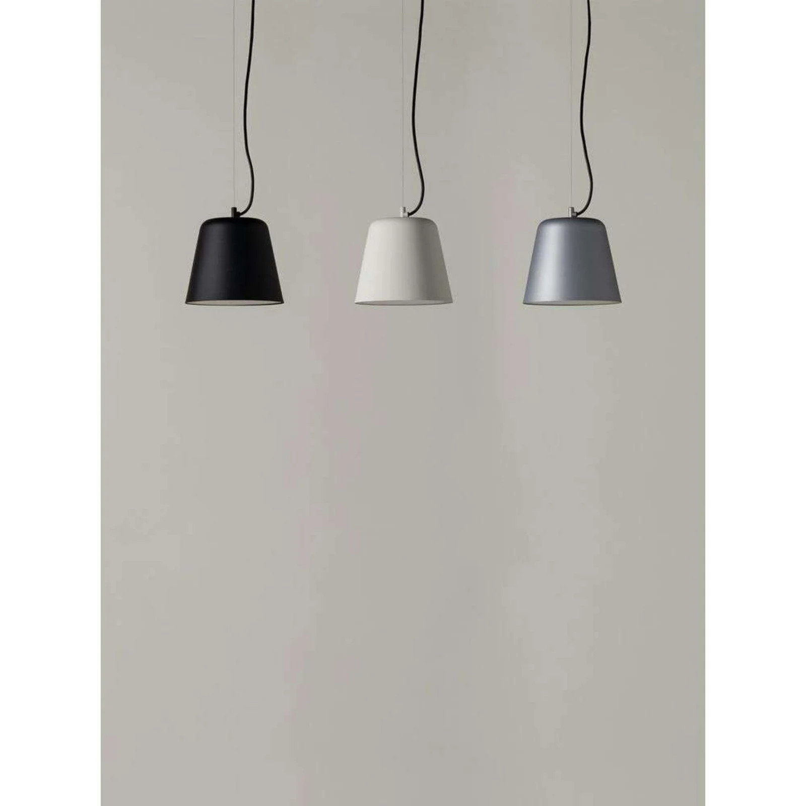 Santa & Cole Vaso hanglamp Grey - Aluminium - LED