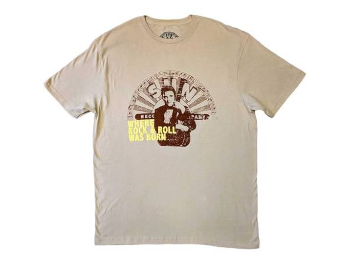 Sun Records Elvis Where R&R Was Born T Shirt L