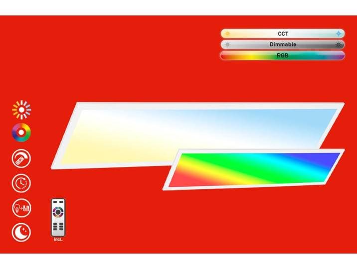 BRILONER LEUCHTEN LED Panel Colour , weiß (weiß, neutral), Leuchten, LED Panel