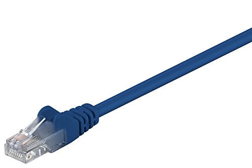 Goobay 68417 CAT 6 Ethernet/LAN verbindingskabel, U/UTP, blauw, 5 m