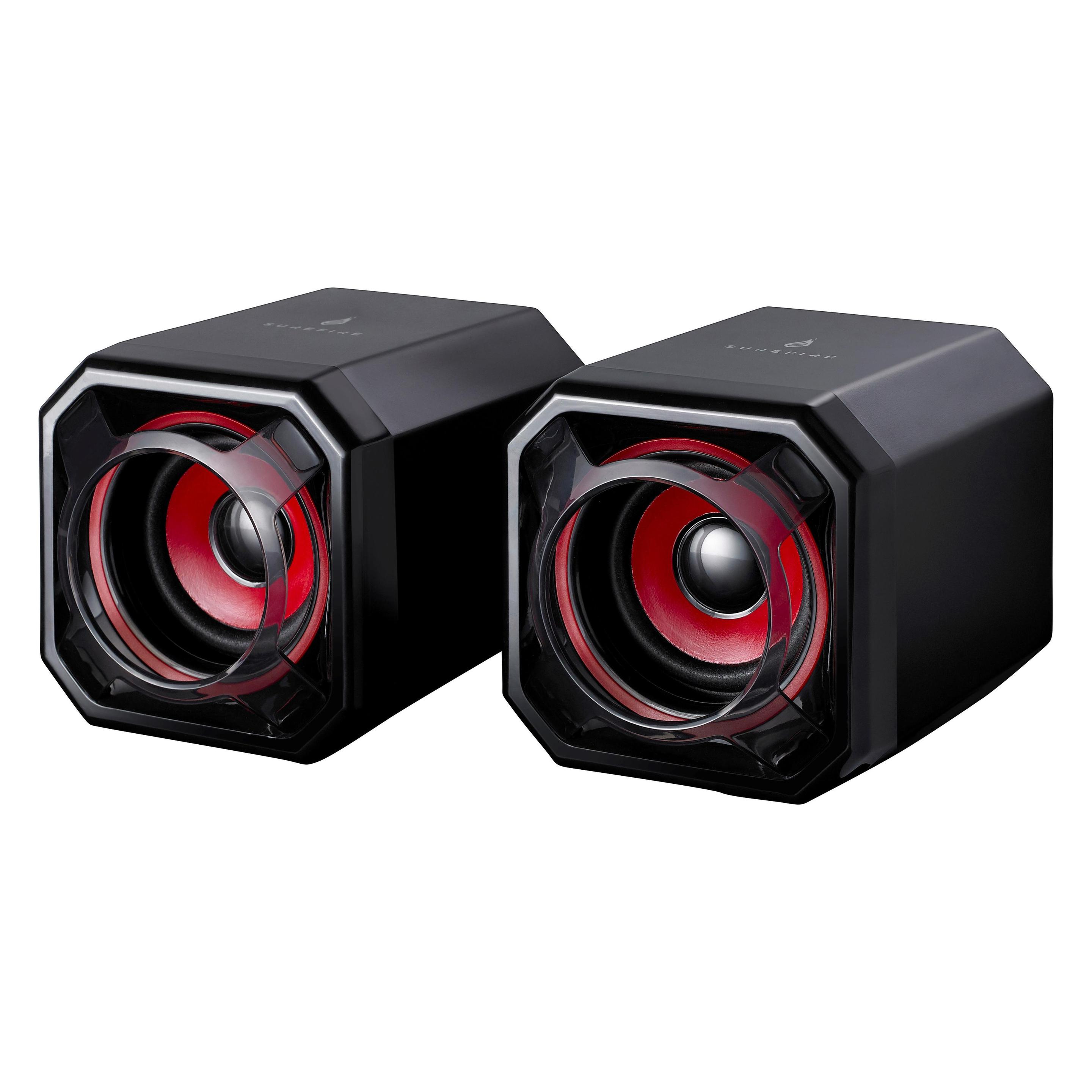 SureFire Gaming Speakers 48820 Gator Eye Red (48820)