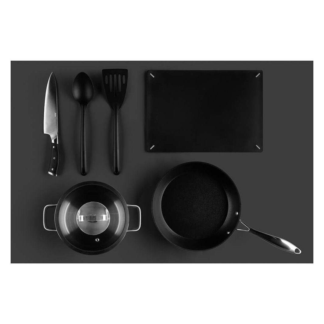 Maku Starterset 6tlg (Bratpfanne, Kochtopf, Aluminium, Edelstahl) (621881)
