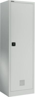 Schäfer Shop Select Garderobenschrank EASY-WEAR, Zylinderschloss, H 1935 mm, lichtgrau RAL 7035