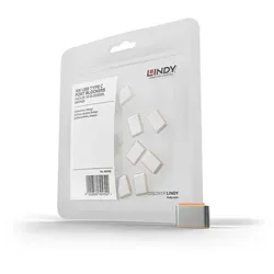 Lindy 40440 Schnittstellenblockierung USB Typ-C Orange Acrylnitril-Butadien-Styrol (ABS) 10 Stück(e)