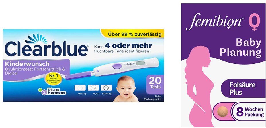 Clearblue Ovulationstest fortschrittlich & digital 20 stk + Femi 1stk