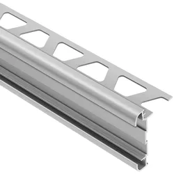 Schlüter Systems RONDEC-STEP-CT Kantenprofil Aluminium Aluminium natur matt eloxiert Höhe: 8 mm Länge: 2,5 m