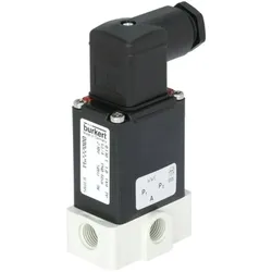 Bürkert 3/2-Wege-Magnetventil für aggressive Medien, G 1/4′′ (Gehäuse), Elektronikzubehör + Gehäuse