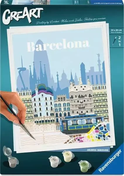 Ravensburger CreArt - Farbenfrohes Barcelona