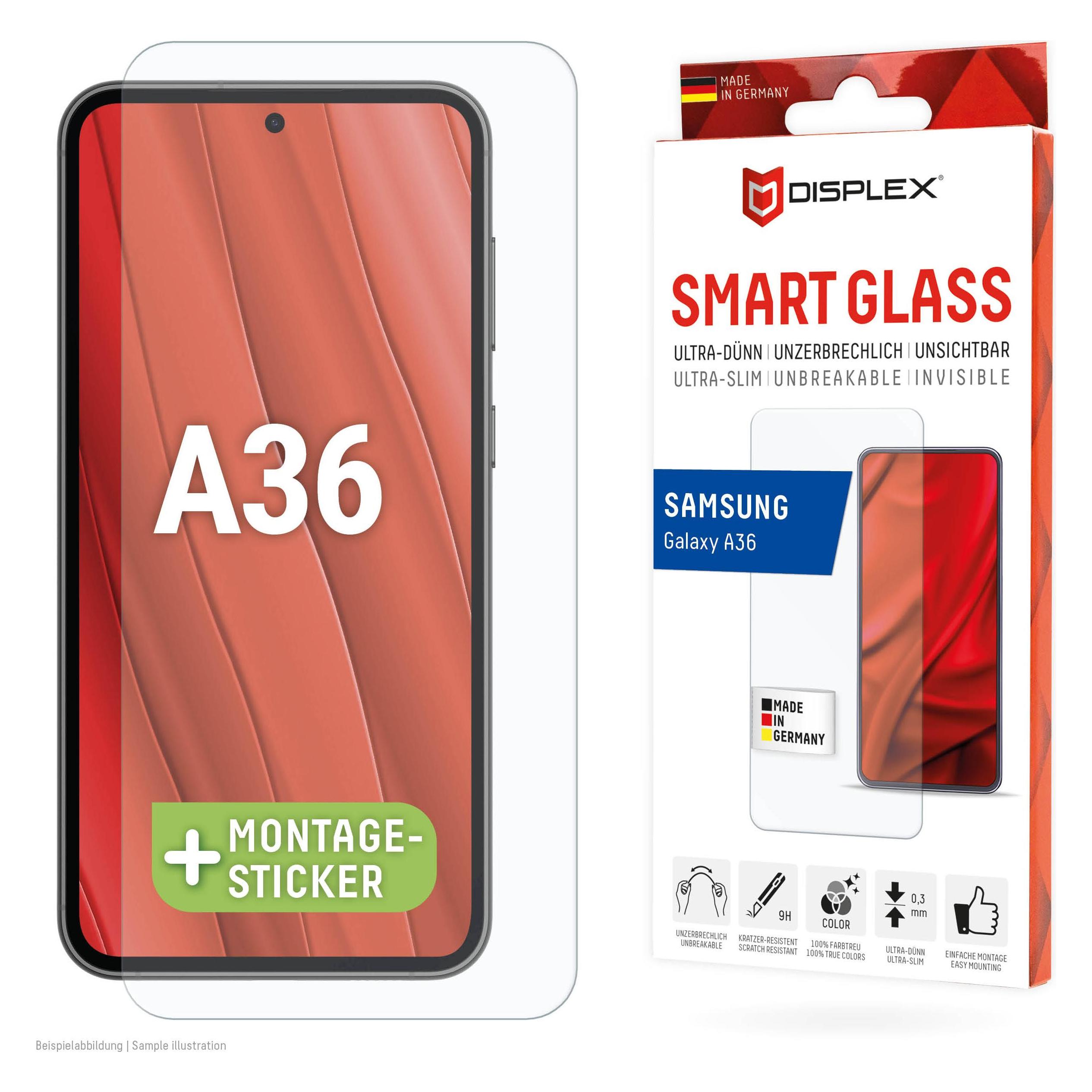 Displex Smart Glass, Displayschutzfolie (Samsung Galaxy A36) (02073)