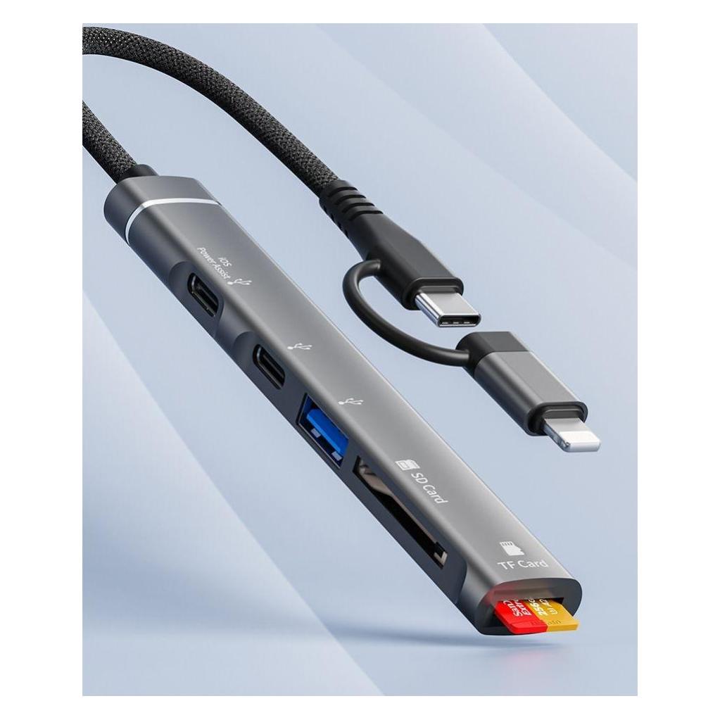 PowerGuard 7 in 1 Adapter (USB-C, 7 Ports) (00033341)
