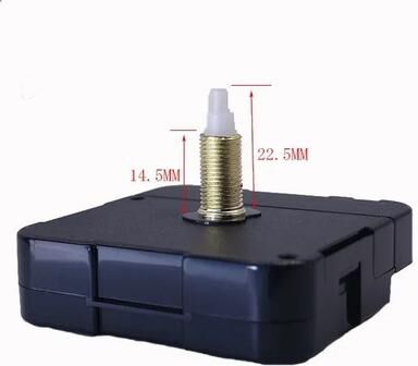 Uplift Treasures Silent Quartz Wall Clock Movement Kit 31mm 22.5mm