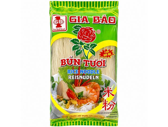 Gia Bao Vermicelles de riz Bún Tươi épaisseur 1 mm - 500 g