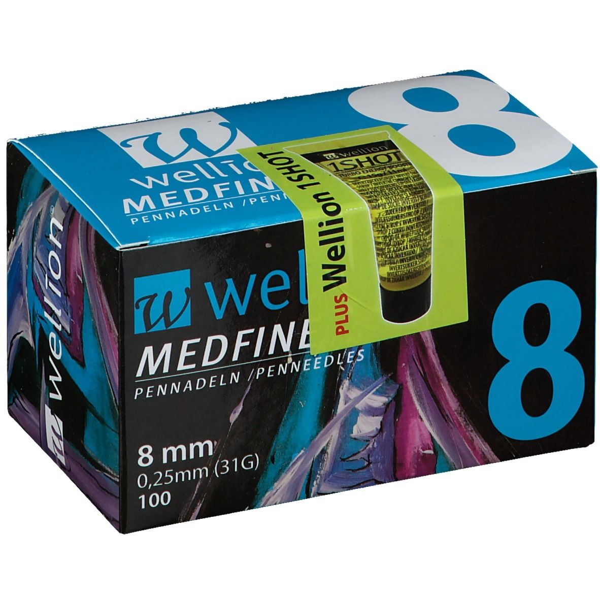 Wellion Medfine plus Pen-Nadeln 8 mm 100 St Kanüle