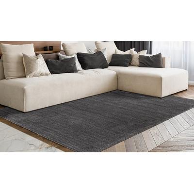 Teppich ARTE ESPINA "Nila 100", grau (anthrazit), B:200cm H:20mm L:290cm, Polypropylen (PP), Teppiche, Teppich