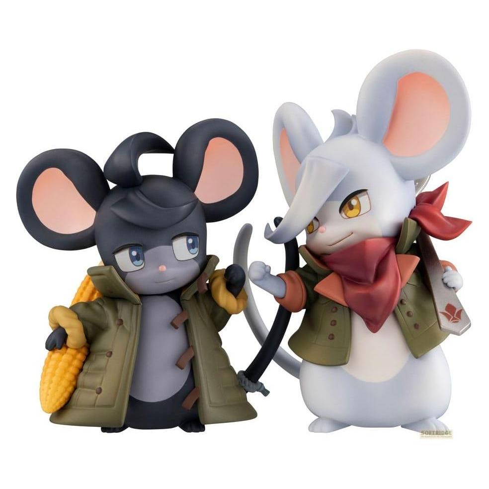 Megahouse Mobile Suit Gundam Iron-Blooded Orphans pack 2 statuetten PVC Orphanchu of Block 3 Mikatsuki & Orga (MEHO844461)