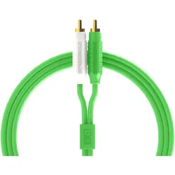 DJTechTools Chroma Cables Audio MK2 RCA - RCA Green (2 m, Cinch Kabel), Audiokabel