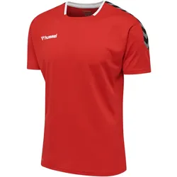 hummel Authentic Polyester kurzarm Trikot Herren true red M