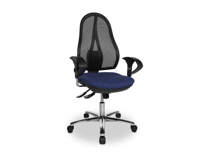Topstar Open Point SY Deluxe office swivel chair, Blue, New, Ergonomic chair - ideal for flexible working