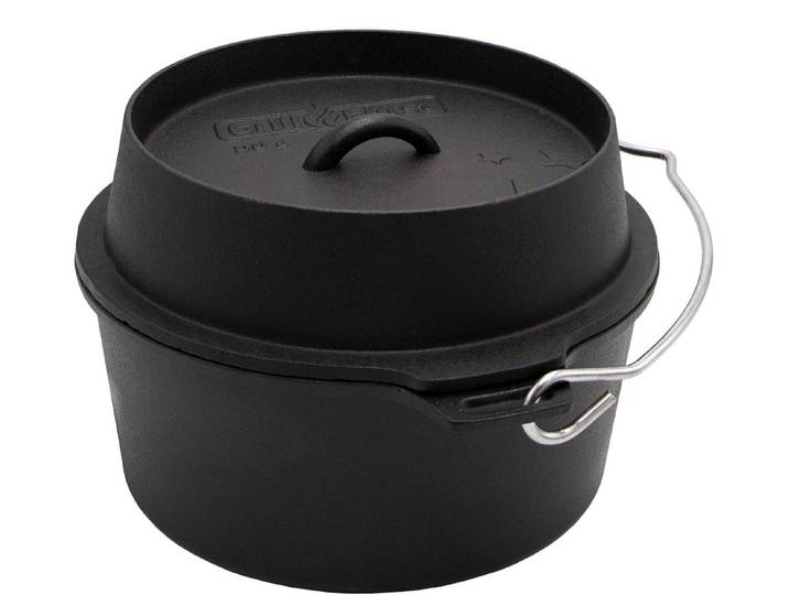 Grillfürst Bratentopf Grillfürst Dutch Oven ohne Füsse DO6
