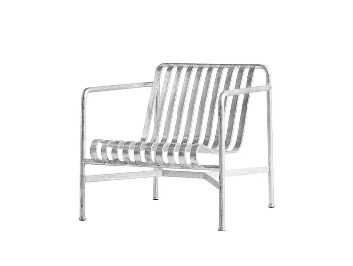HAY Palissade Low Lounge-Sessel Hot galvanized