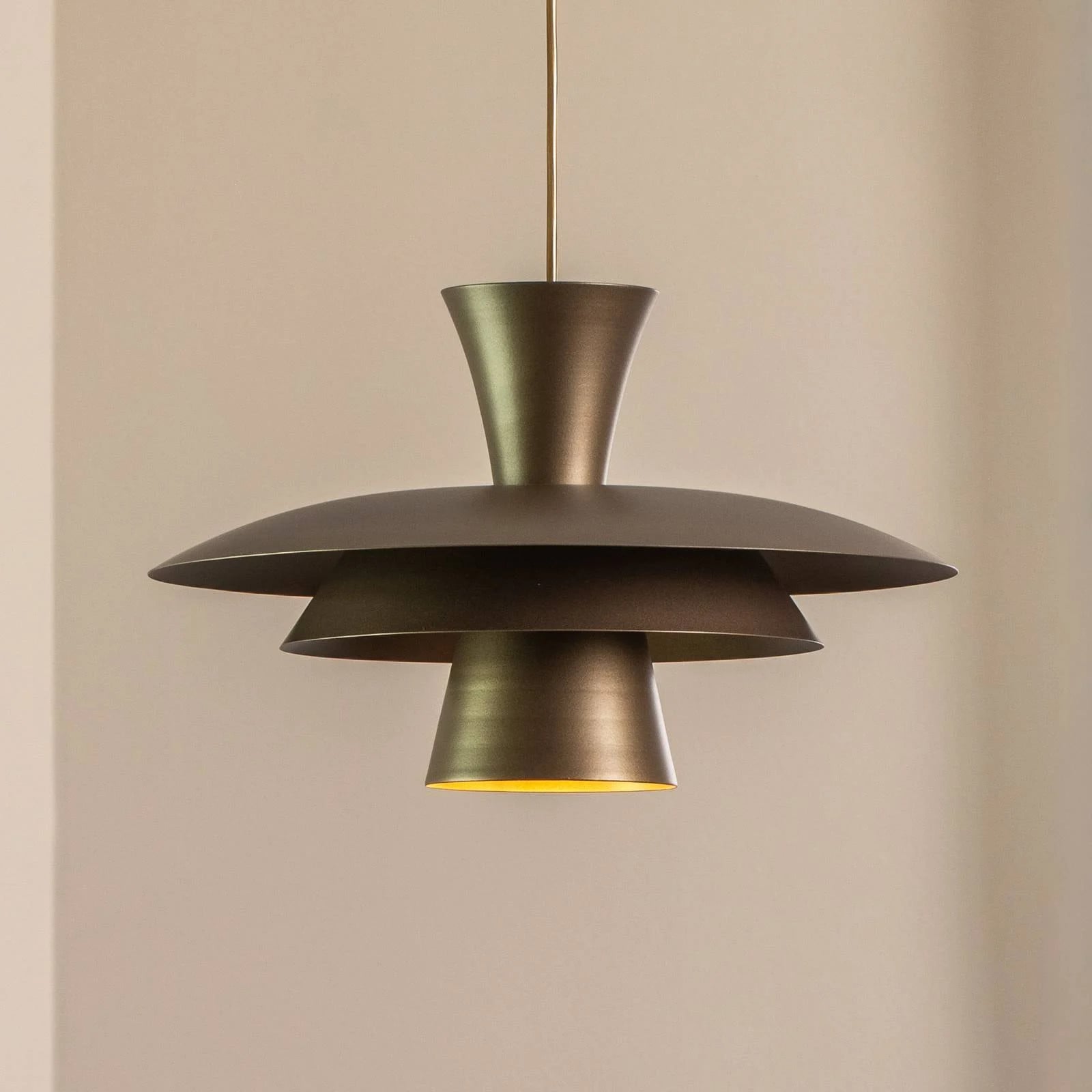 Luminex Moderne Hanglamp Grijs Metaal Dimbaar E27